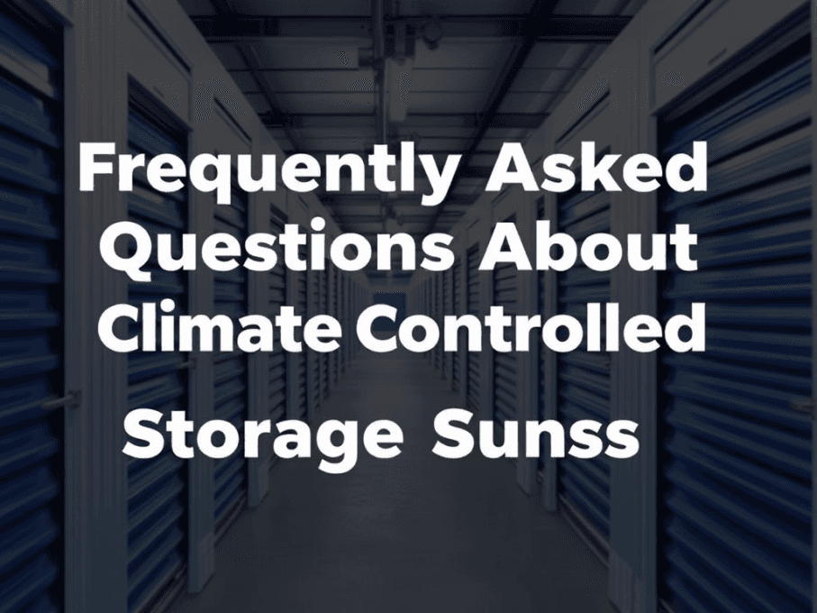 Common Queries Regarding Temperature Controlled Storage Spaces