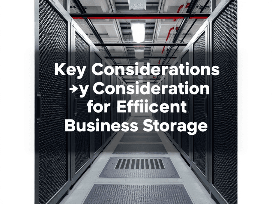 Key Considerations for Efficient Business Storage