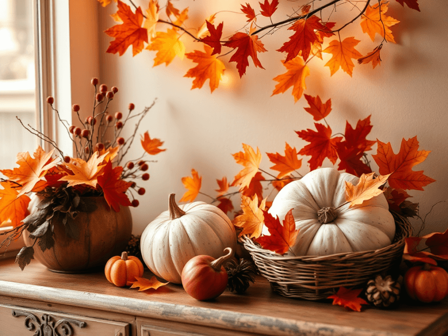Tips, for Storing and Protecting Your Beloved Autumn Decorations for Later Use.