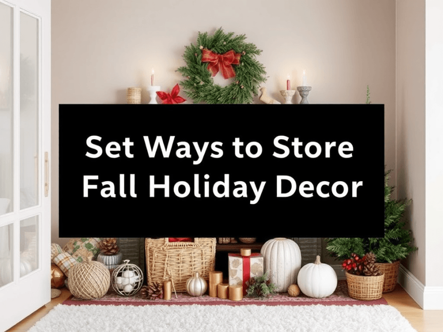 Unlocking Space Efficiently, for Storing Your Fall Holiday Decorations
