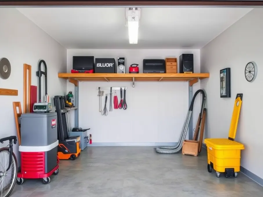 Arranging Your Home or Garage, for Bulky Equipment
