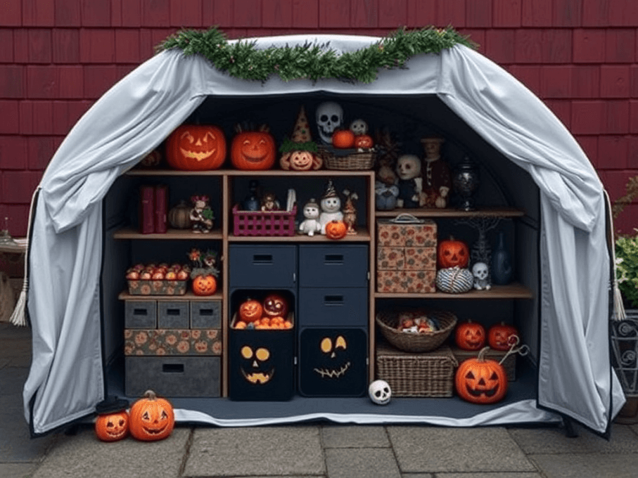 Best Storage Units for Halloween Decorations: Organize Now!