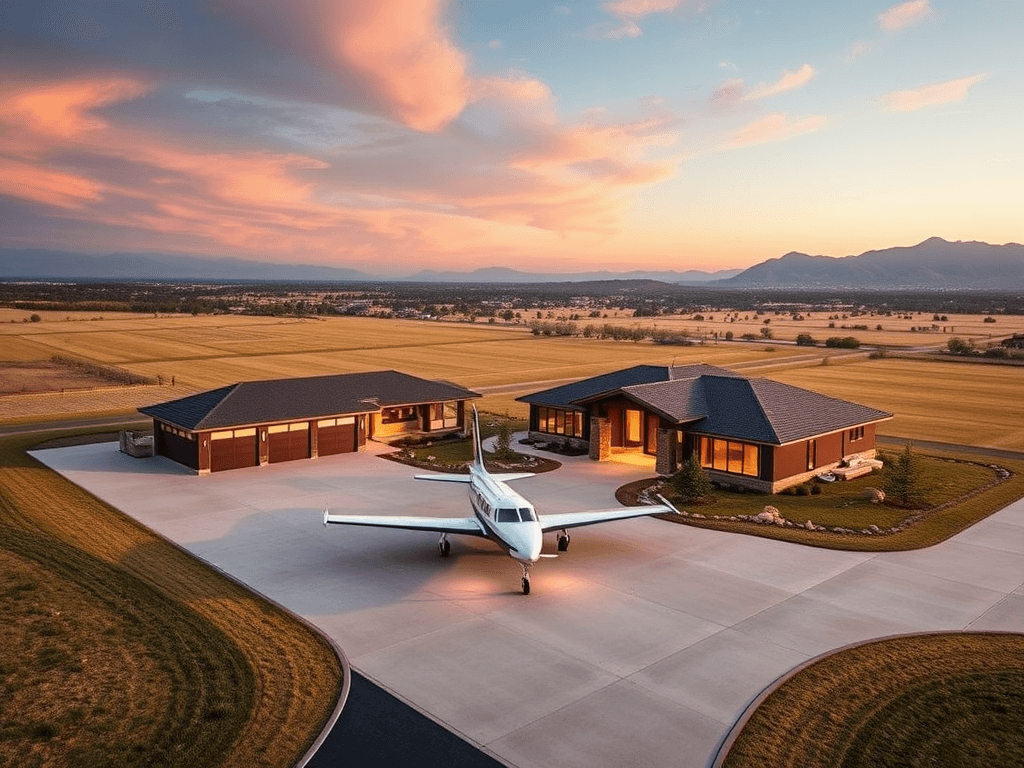 Top luxury real estate markets in the U.S. featuring private airstrip homes