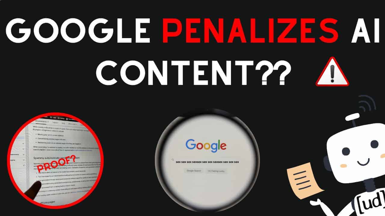 Does Google penalize AI content