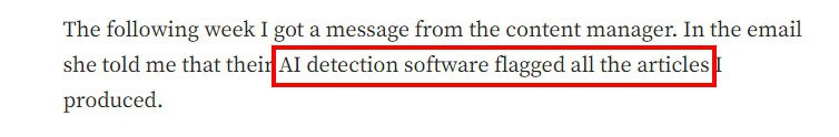 This professional who got fired because AI falsely flagged his work