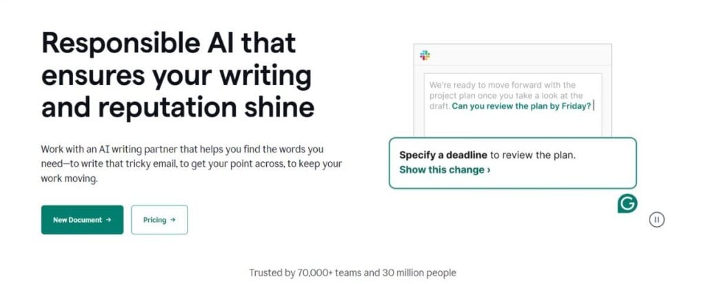 Top 10 Websites for Students That Are Truly Useful 8 Grammarly homepage