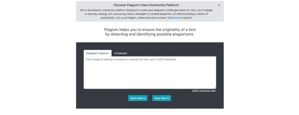 The 5 Best Plagiarism Checkers for Teachers to Use in 2025 6 Plagium Plagiarism Detector