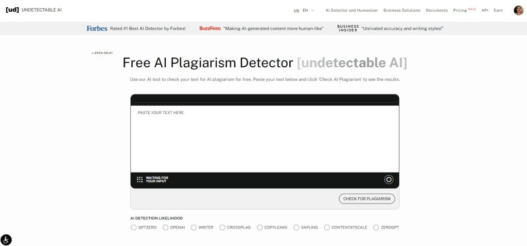 Verificador de plagio AI indetectable