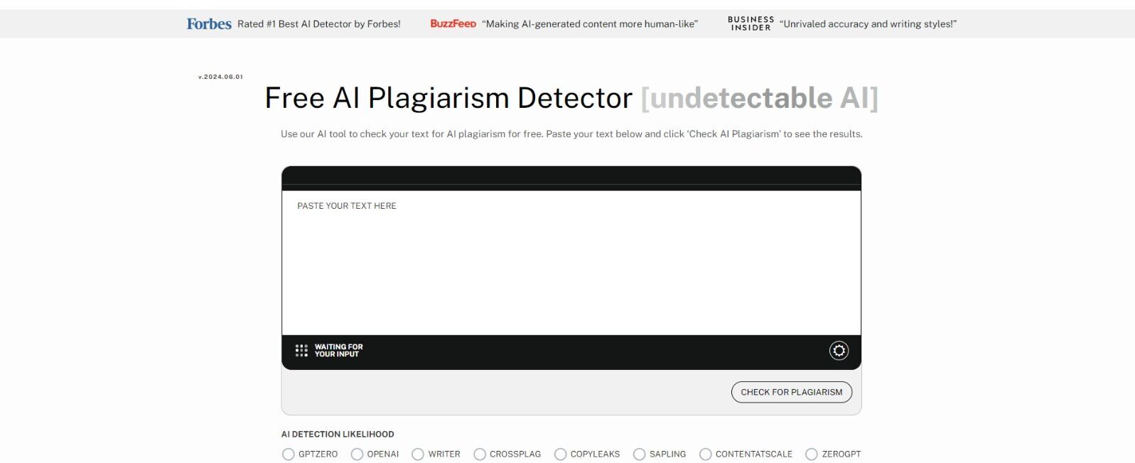 AI Detector Tests and Studies: Undetectable AI Rank 10 Undetectable AI Plagiarism Checker