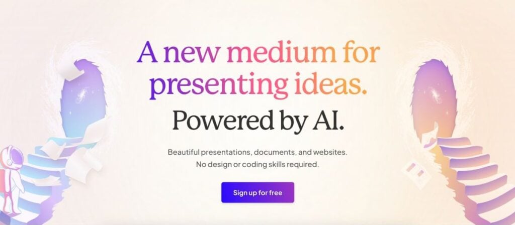 Página principal de Gamma