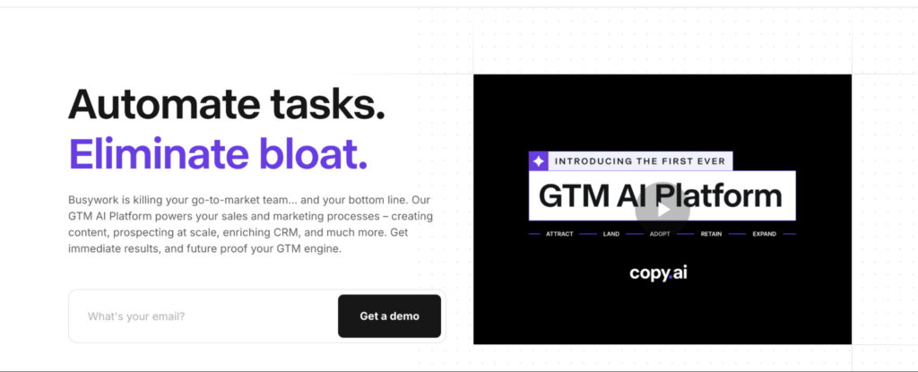 Copy.ai - Best for Sales and Marketing