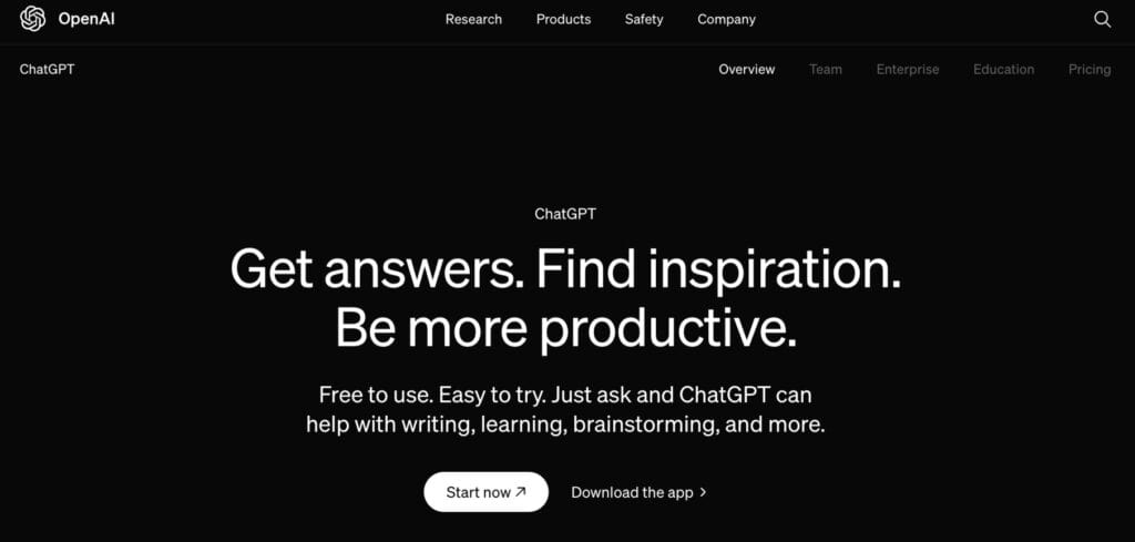 ChatGPT - A legjobb ingyenes AI Writing Generator All-Around