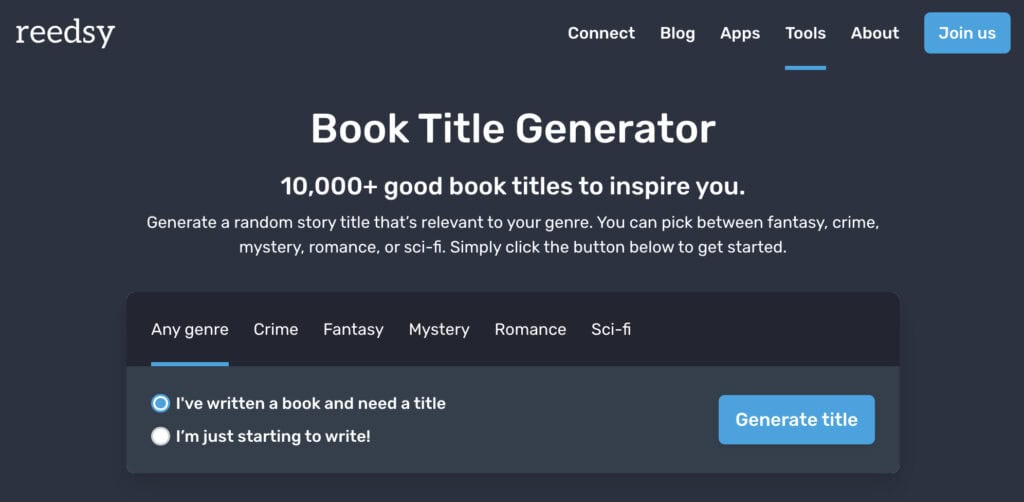 AI könyvcím-generátor: Hogyan hozzunk létre fülbemászó címeket gyorsan AI Book Title Generator