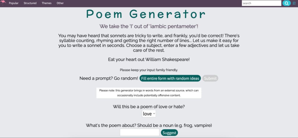 Καλύτερη γεννήτρια ποιημάτων AI: 2024 Best AI Poem Generator: Top 5 εργαλεία που πρέπει να δοκιμάσετε το 2024