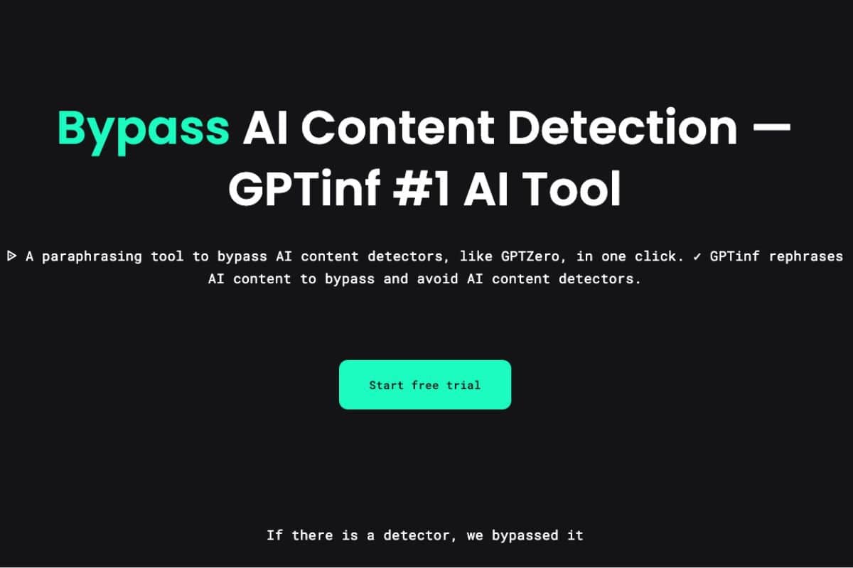 Examen de GPTInf : Contourne-t-il vraiment la détection de l'IA ?