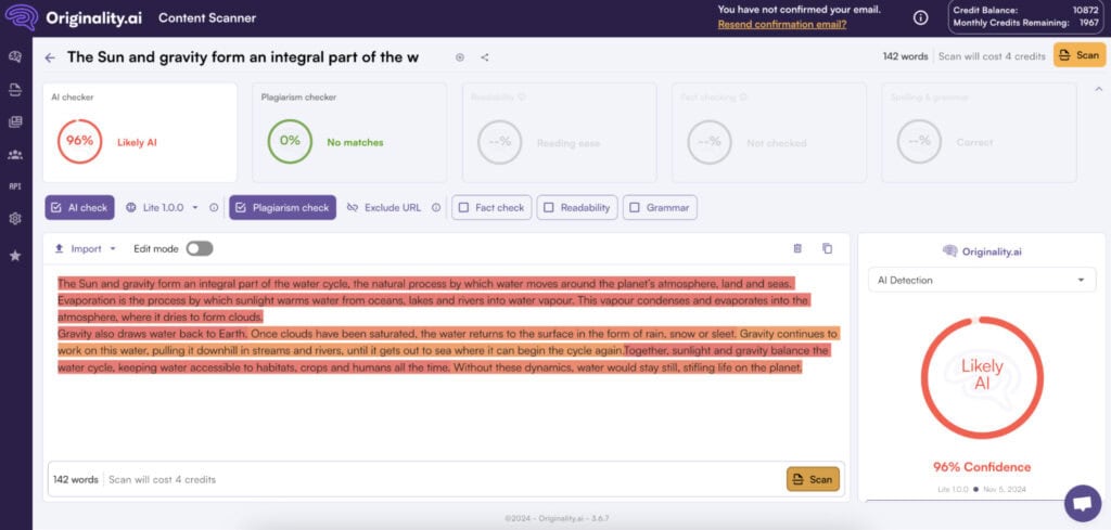 Análise do Phrasly AI: Ele pode superar as ferramentas de detecção? Phrasly AI