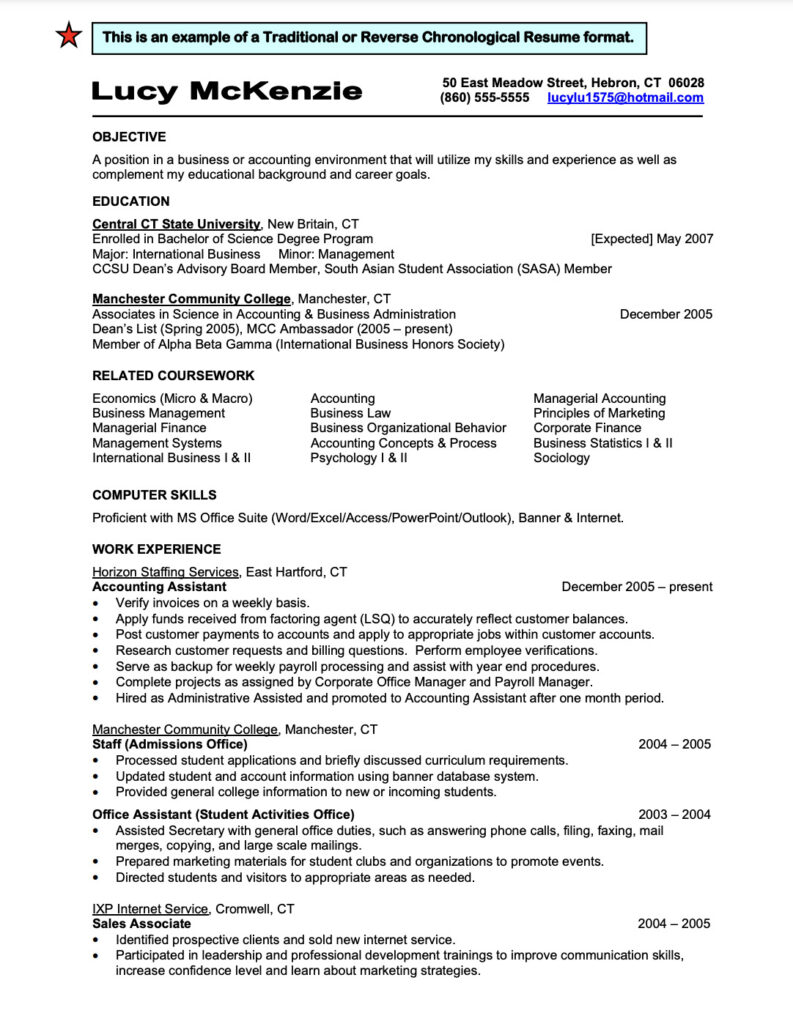 High School Resume Example & Template for Your First Job resume