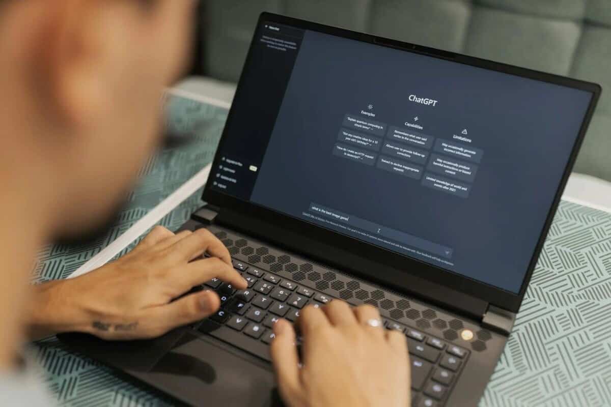 ChatGPT 仪表盘界面图片。