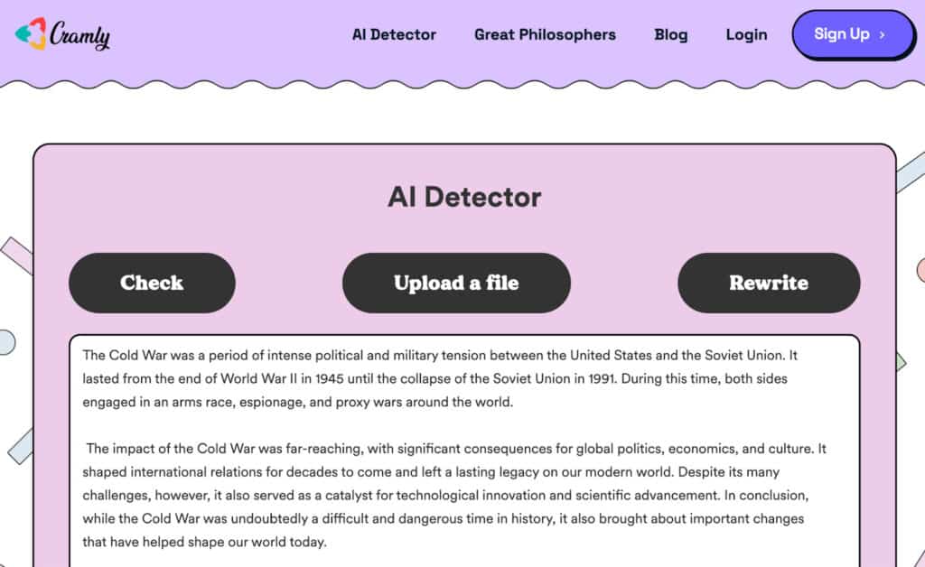 Cramly Review 2025: AI Detector Tested & Rated cramly review