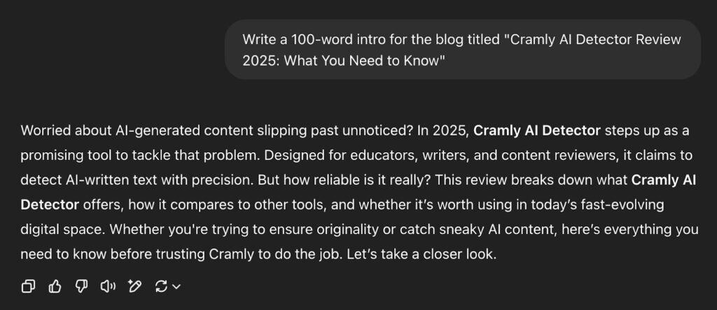 Cramly Review 2025: AI Detector Tested & Rated cramly review