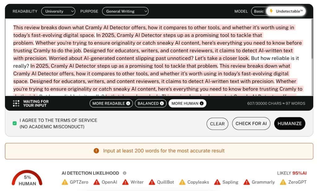 Cramly Review 2025: AI Detector Tested & Rated cramly review