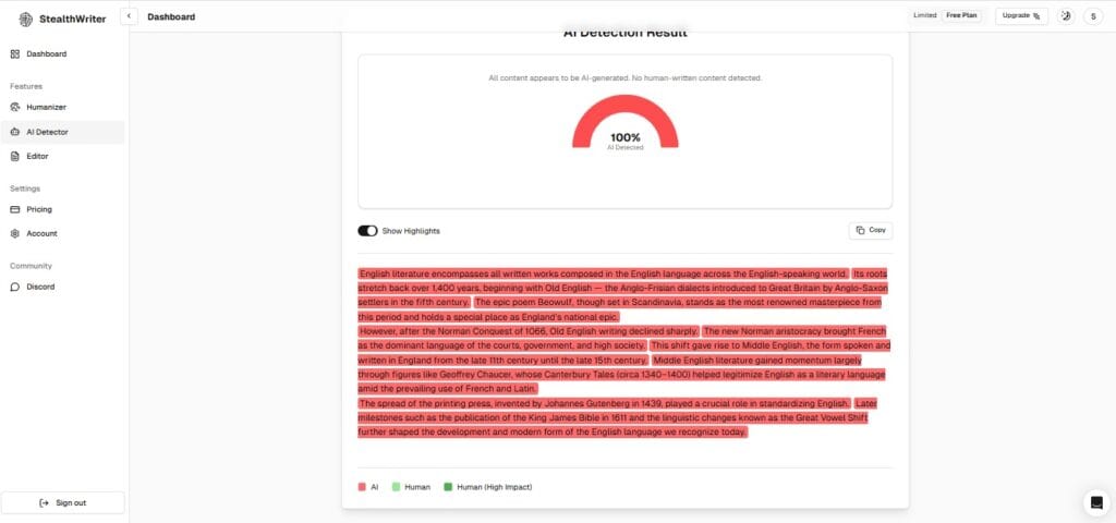 StealthWriter AI Review: Pros, Cons, and Verdict stealthwriter ai