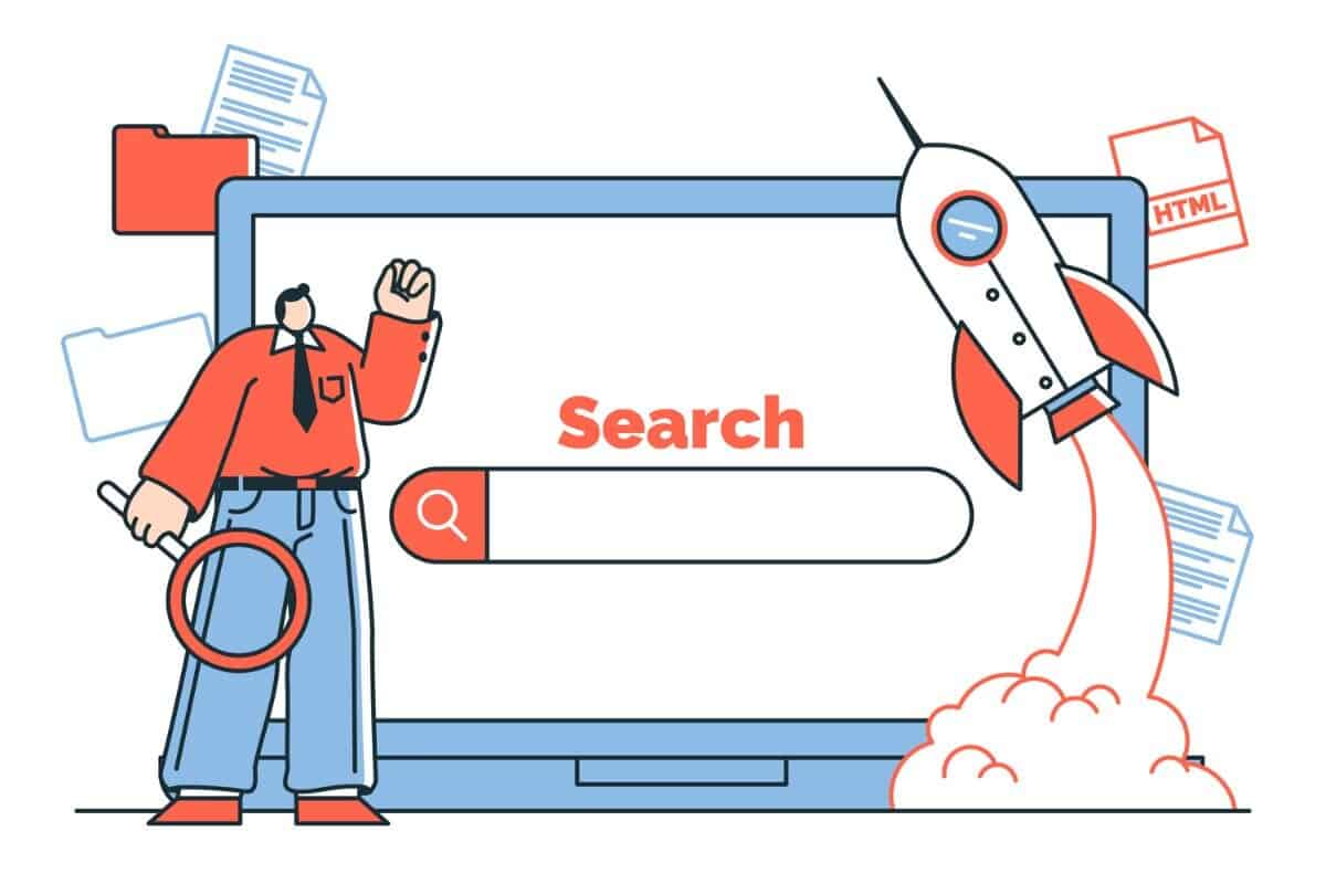 SEO Concept Illustratie