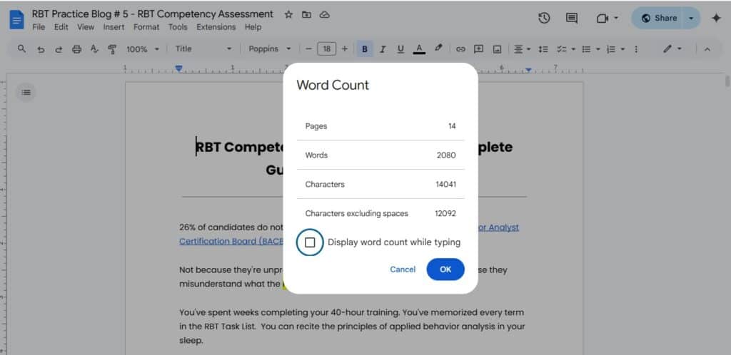 Jak zobrazit počet slov v Dokumentech Google Google Docs