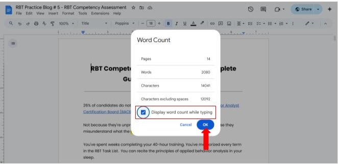 Jak zobrazit počet slov v Dokumentech Google Google Docs