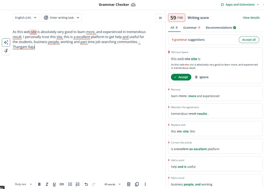 Ανασκόπηση QuillBot: Quillbot review: Paraphraser, Grammar Checker & More quillbot review