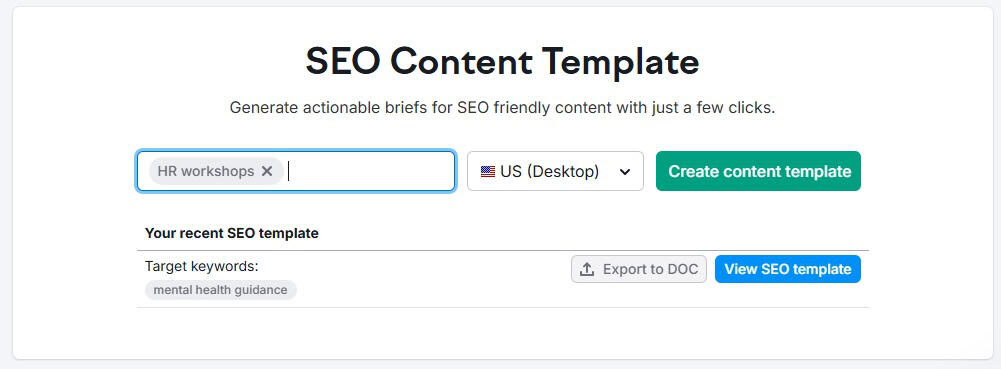 Recenzja szablonu treści Semrush SEO: Pełny przewodnik semrush