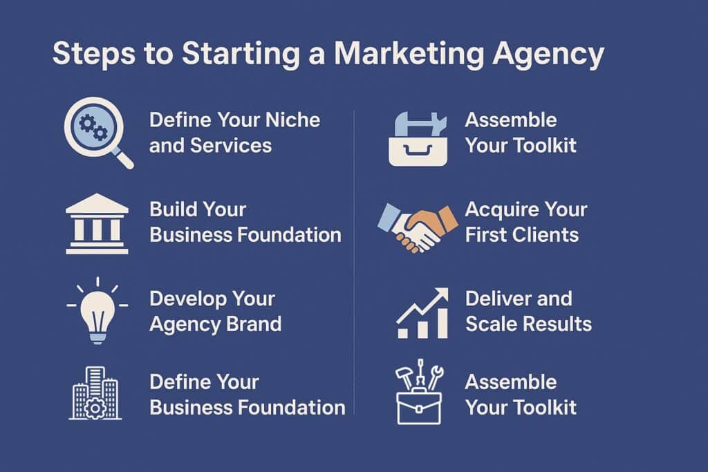 Cum să înființezi o agenție de marketing: Ghid complet cum să înființați o agenție de marketing