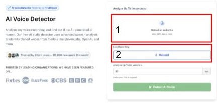 Como detectar áudio de IA usando nosso guia de detecção de voz de IA 4 Como detectar áudio de IA usando nosso guia de detecção de voz de IA guia de detecção de voz de IA