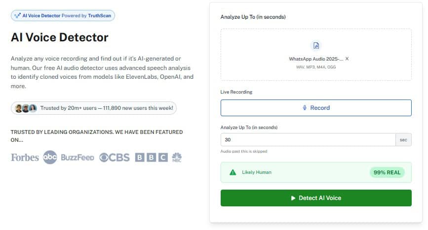 Como detectar áudio de IA usando nosso guia de detecção de voz de IA 6 Como detectar áudio de IA usando nosso guia de detecção de voz de IA guia de detecção de voz de IA