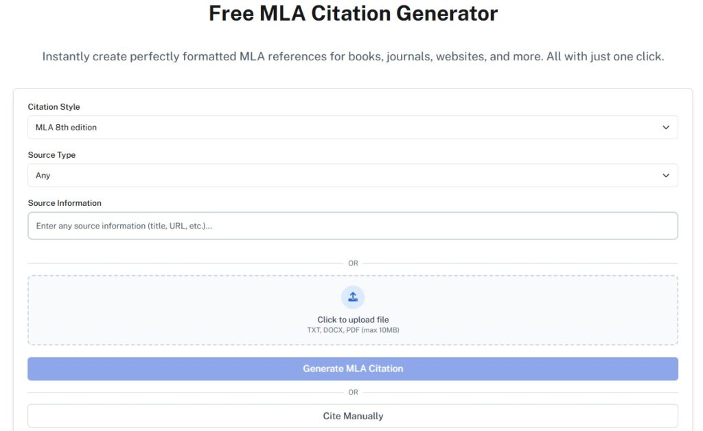 Como citar fontes usando um gerador de citações MLA gerador de citações mla
