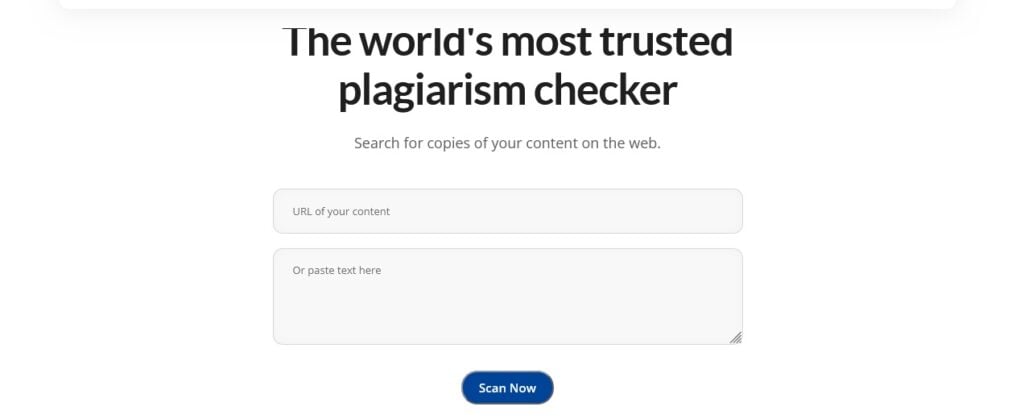 Screenshot of the Copyscape logo