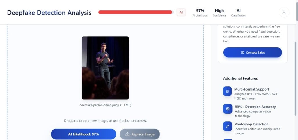 Como detectar deepfakes usando nosso guia de detecção de deepfake com IA 8 Como detectar deepfakes usando nosso guia de detecção de deepfake de IA Guia de detecção de deepfake