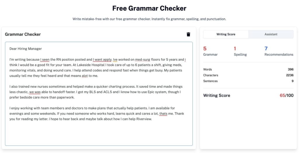 Come scrivere una lettera di presentazione per infermieri + esempi di lettera di presentazione per infermieri