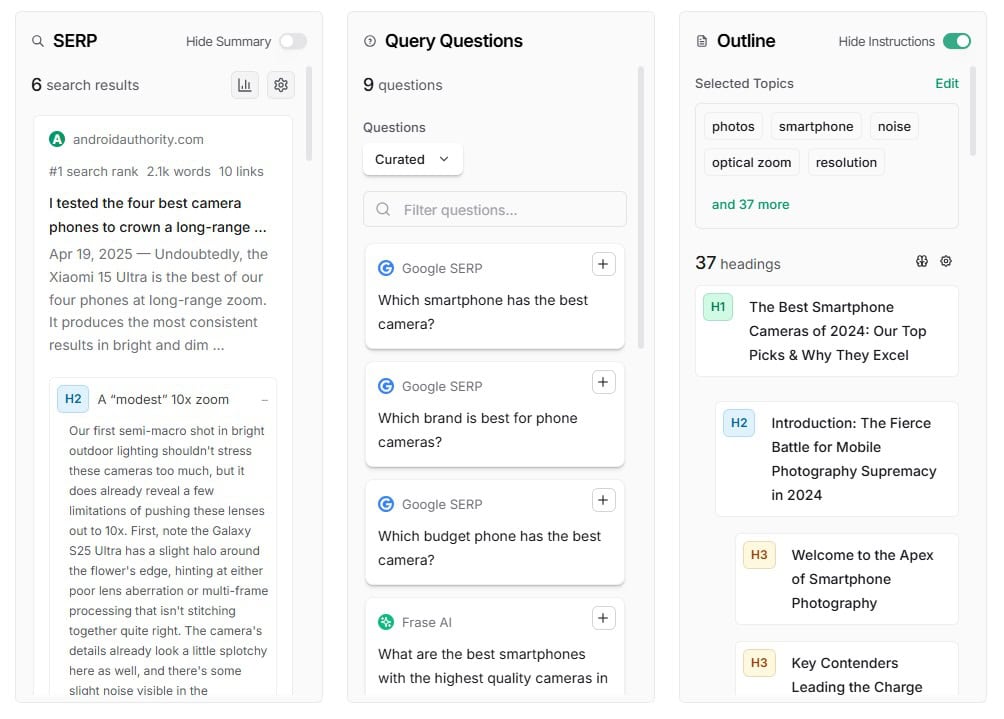 Recensione di Frase IO: È il miglior strumento SEO del 2025? Recensione di frase io