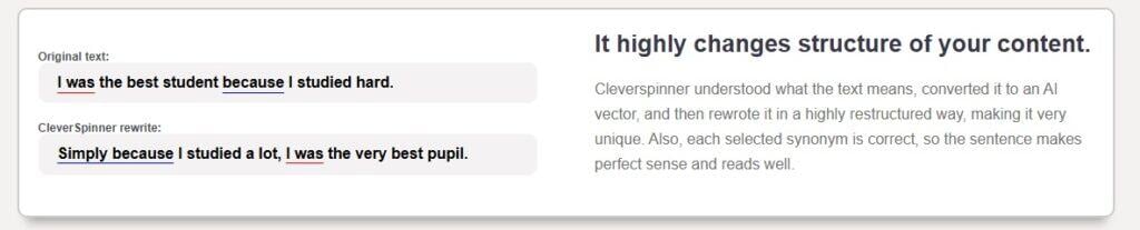 CleverSpinner İncelemesi: Hala Güvenilir Bir Paraphrasing Aracı mı? 6 CleverSpinner İncelemesi: Hala Güvenilir Bir Paraphrasing Aracı mı? cleverspinner incelemesi