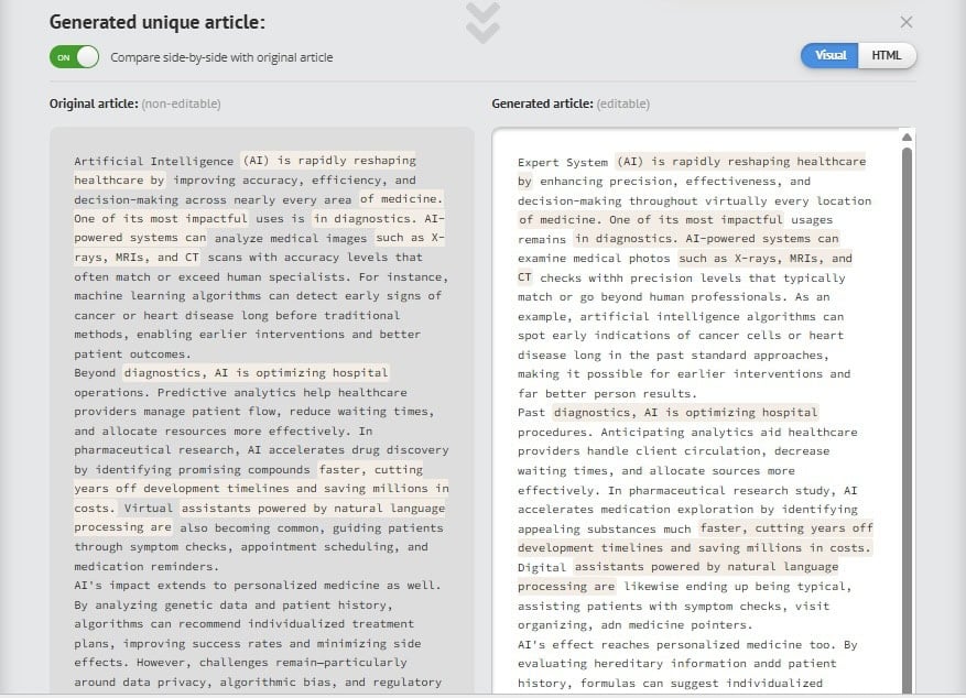 Spin Rewriter İncelemesi: Gerçekten AI veya İntihal Sorunlarını Aşabilir mi? spin rewriter incelemesi