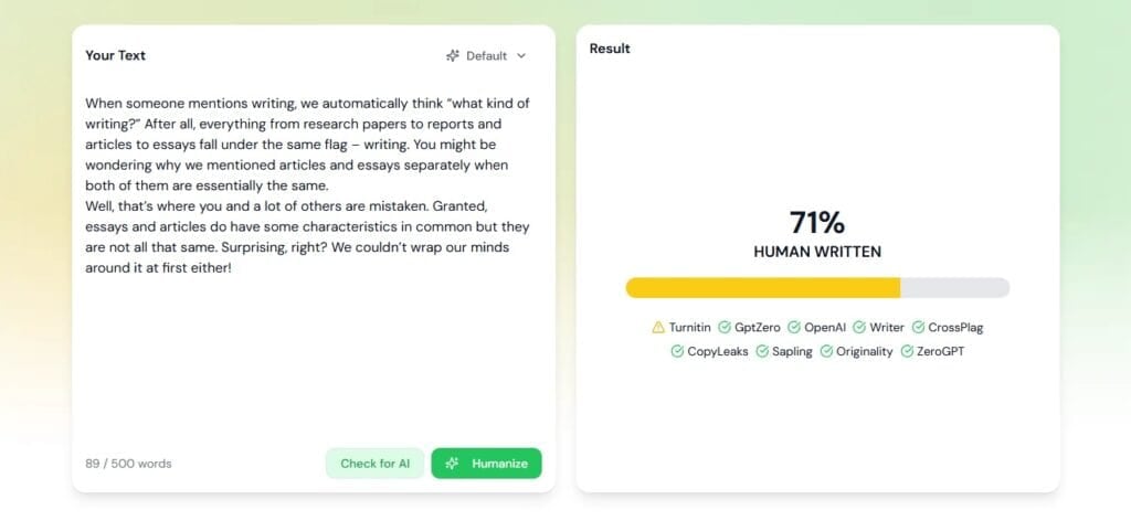 Natural Write AI Review: Can It Fool AI Detectors? caktus ai review