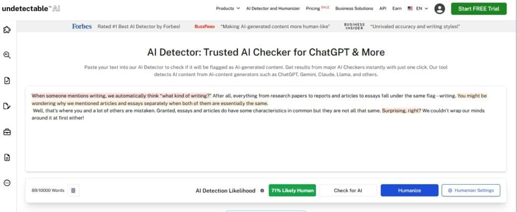 Natural Write AI Review: Can It Fool AI Detectors? caktus ai review