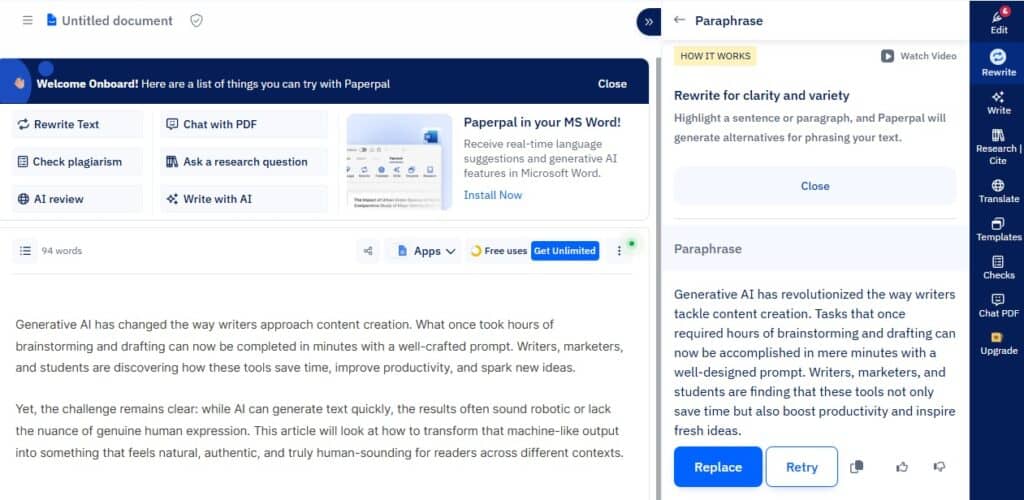 Vår ärliga recension av Paperpal AI: Fördelar, nackdelar och verkliga resultat paperpal ai recension