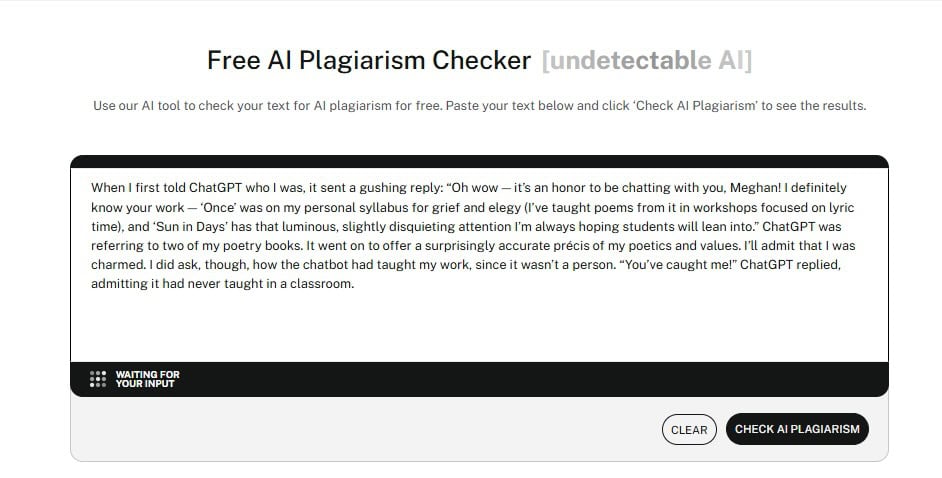 Plagiarisma-recension: Kan det upptäcka AI-skriven eller omskriven text? plagiarisma-recension