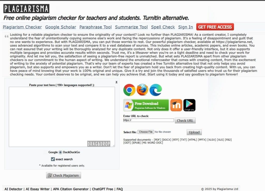 Plagiarisma-recension: Kan det upptäcka AI-skriven eller omskriven text? plagiarisma-recension