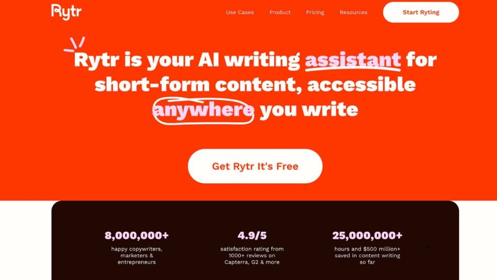 Αξιολόγηση Rytr AI: Είναι πραγματικά αξιόπιστο; 2 Αξιολόγηση Rytr AI: Είναι πραγματικά αξιόπιστο; Αξιολόγηση Rytr AI