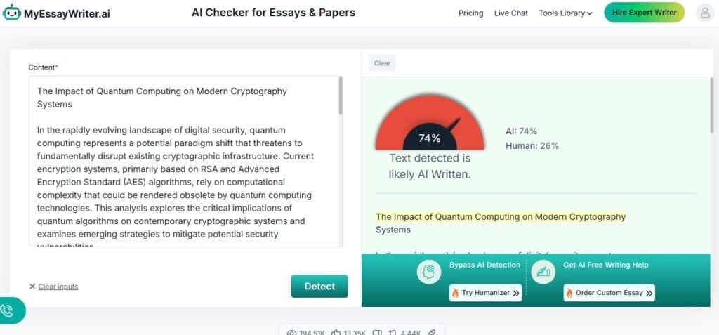Recenze MyEssayWriter AI: Stojí to za to, nebo ne? Recenze myessaywriter ai