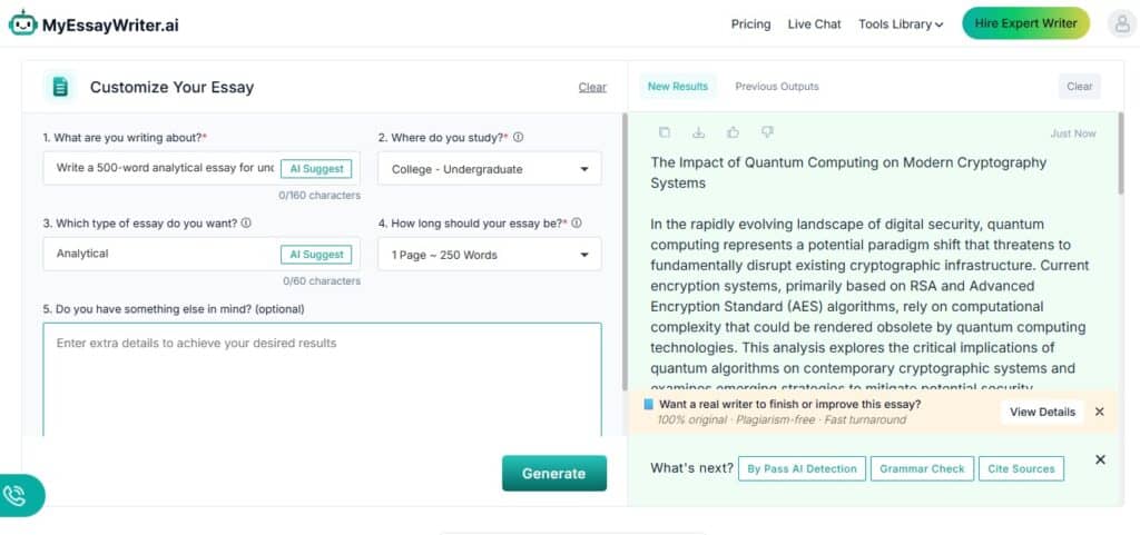 Recenze MyEssayWriter AI: Stojí to za to, nebo ne? Recenze myessaywriter ai