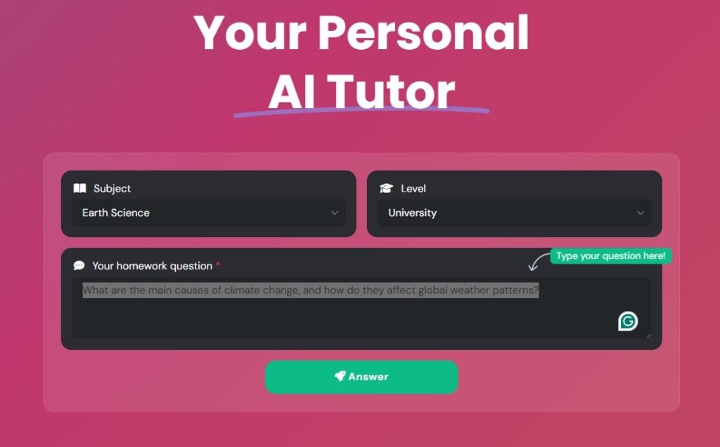 StudyMonkey homepage screenshot
